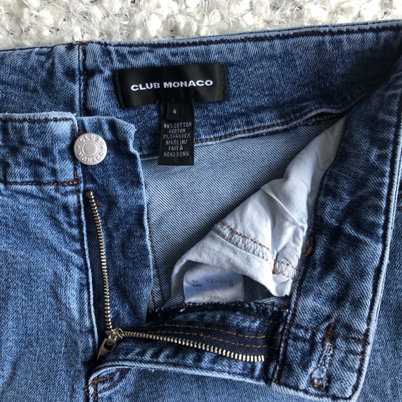 Club Monaco High Rise Straight Jeans - Picture 7 of 9